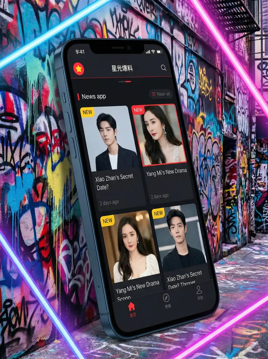 中国VODAFONE粗暴 APP界面展示 - 掌上吃瓜神器